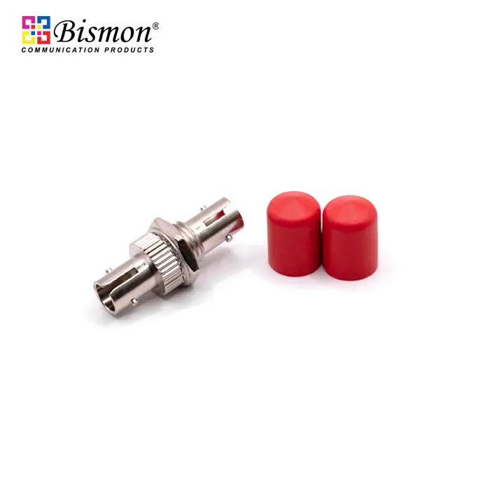 ST-Adaptor MM  Simplex Metal Housing, Phos.Bronze,Threaded Type